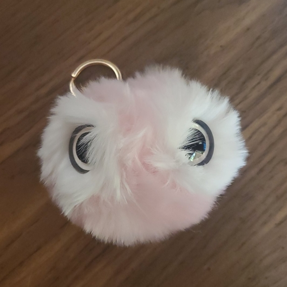 Accessories - RELISTED Soft pompom keychain bag charm